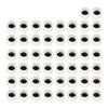 50PCS Car Air Conditioning Valve Caps Strong Sealing Compact Size Fit for Cars Trucks Engineering Vehicles