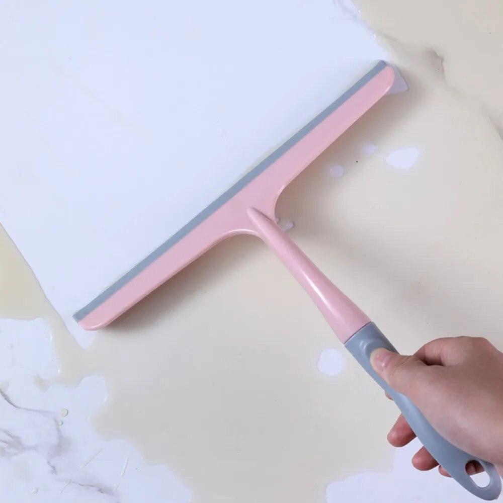 Multi-purpose Silicone Scraping Washing Wiper Household Window Bathroom Kitchen Glass Cleaning Tool Floor Surface Wiper