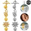 G23 Titanium Alloy Cross-Border Internal Thread Piercing Ear Cartilage and Finger Web Stud