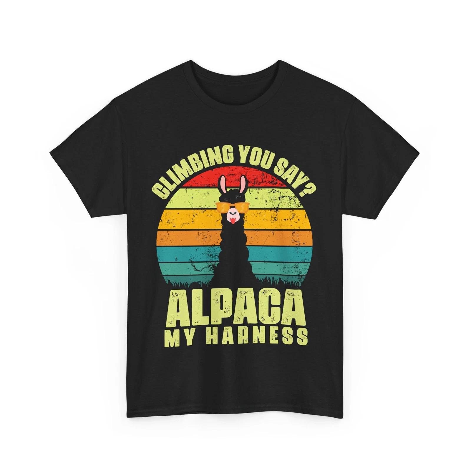 

Climbing Shirt, Llama Climbing Shirt, Climbing You Say Climb Vintage Shirt S