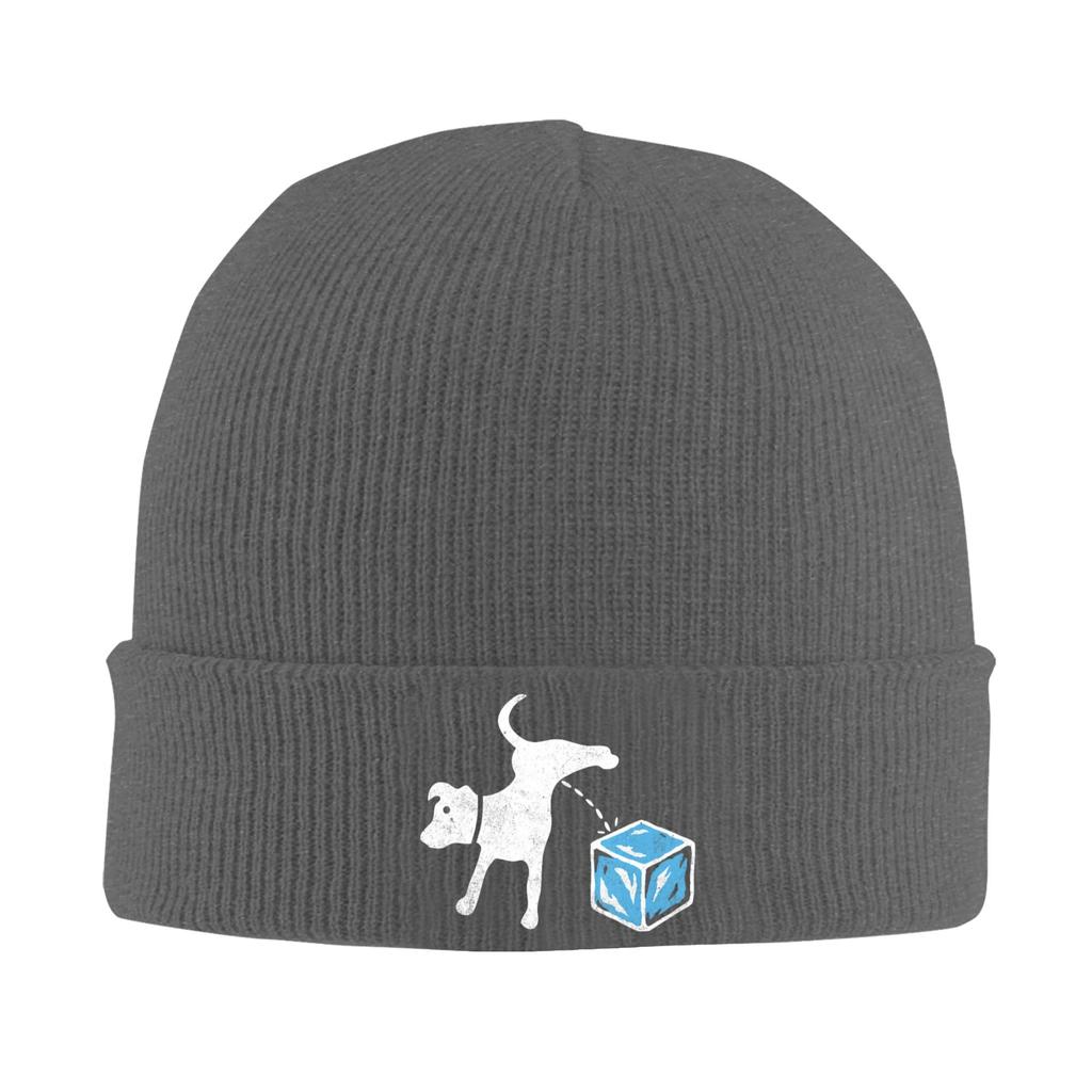 Anti ICE Dog Beanie Hats  Bonnet Hats Unisex Adult Casual Kpop Knit Hat Winter Design Elastic Caps