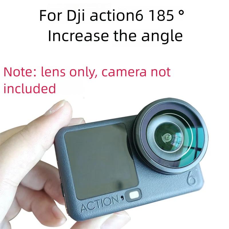 Obiettivo Grandangolare Per Filtro Obiettivo DJI Osmo Action 6 Campo di Ripresa Aumentato Angolo Espanso Per Accessori Fotocamera DJI Action 6