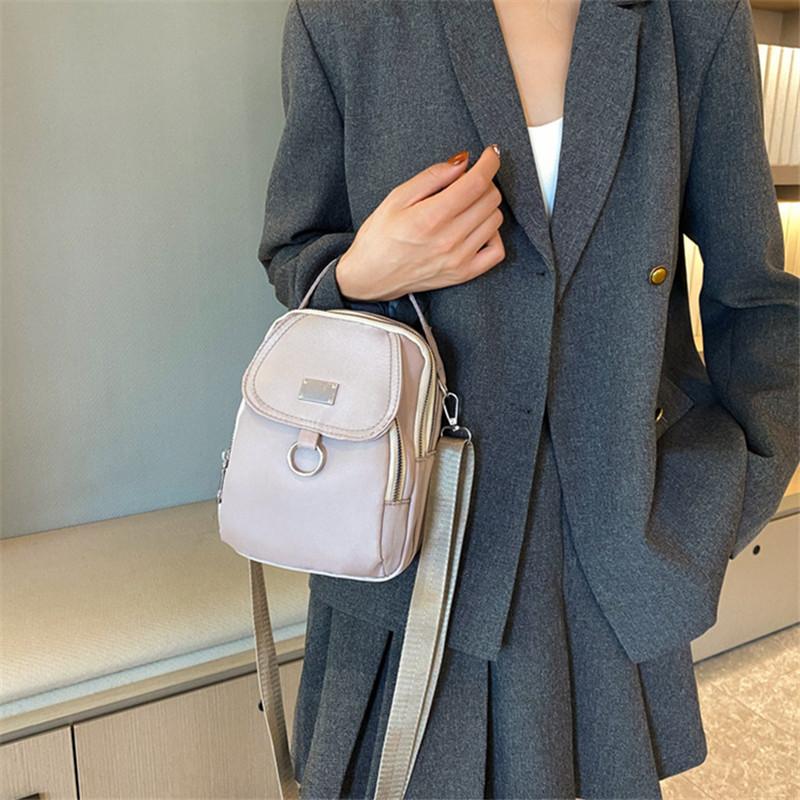 Multi-Functional Mini Top Handle Bags Lightweight Crossbody Bag with Multiple Pockets, Ideal for Daily Errands & Casual Outings
