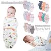 3er-Pack Wickeltücher aus 100 % Baumwolle für Babys, 0–6 Monate, Wickeltuch für Neugeborene