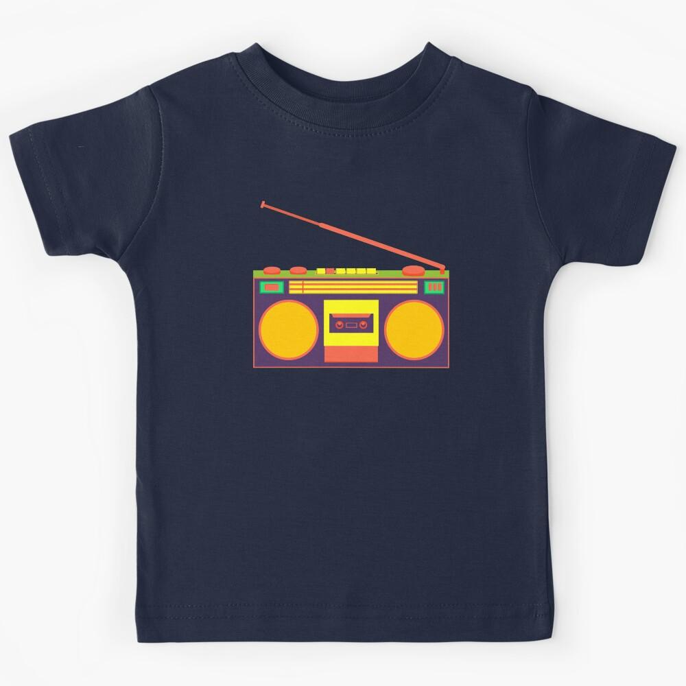 boombox - old cassette - Devices Kids T-Shirt 120