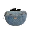 Quilting Studs Canvas Denim Collection Body Bag Blue Canvas Used