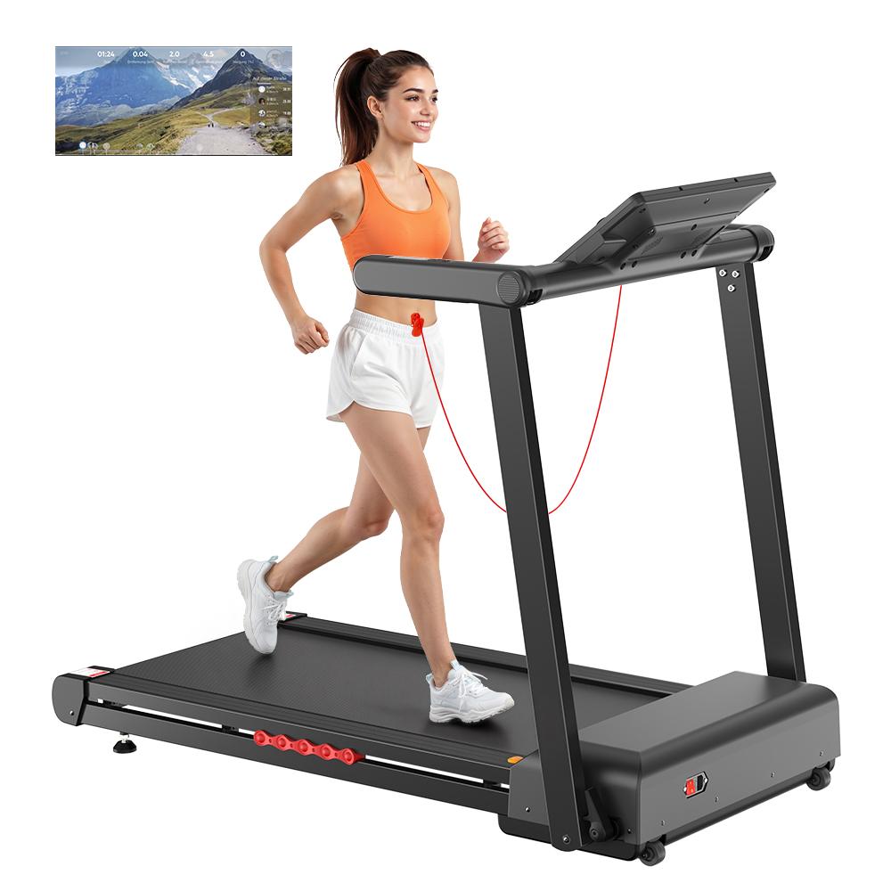 iScooter FT62 Laufband mit 1200×430mm Großer Lauffläche Ultra-Leiser Motor für den Heimgebrauch Max. Gewichtskapazität 150kg