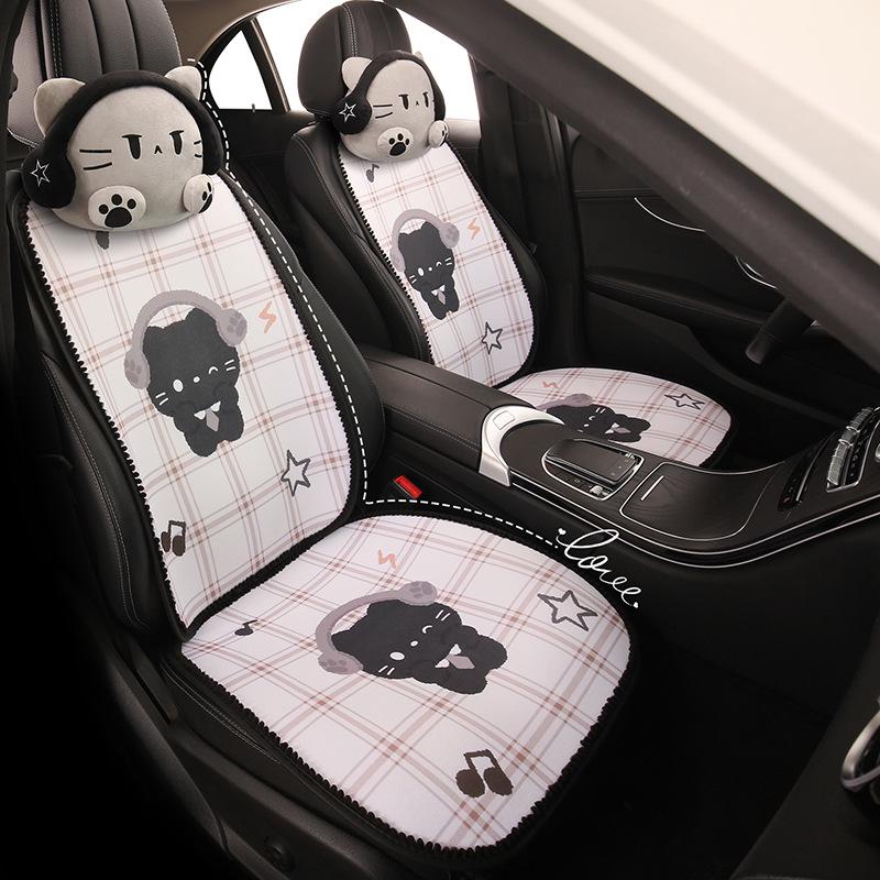 Cartoon Cute Four Seasons Car Seat Cushion for Geely ICON, Binrui, Xingrui, Boyue L, Xingyue L
