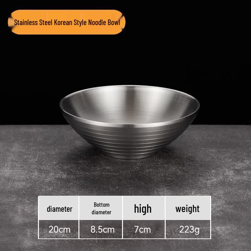 Korean Style Stainless Steel Bowl