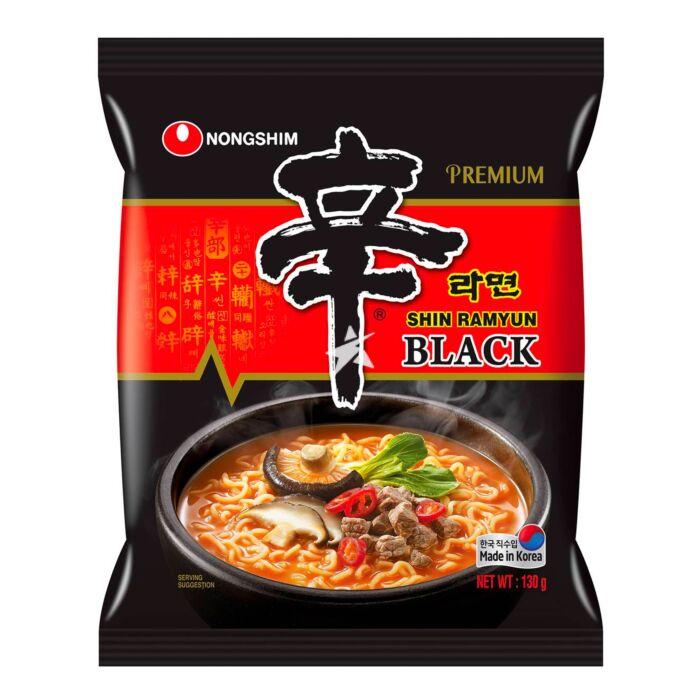 Instantná polievka ramen shin ramyun black 130g - nong shim