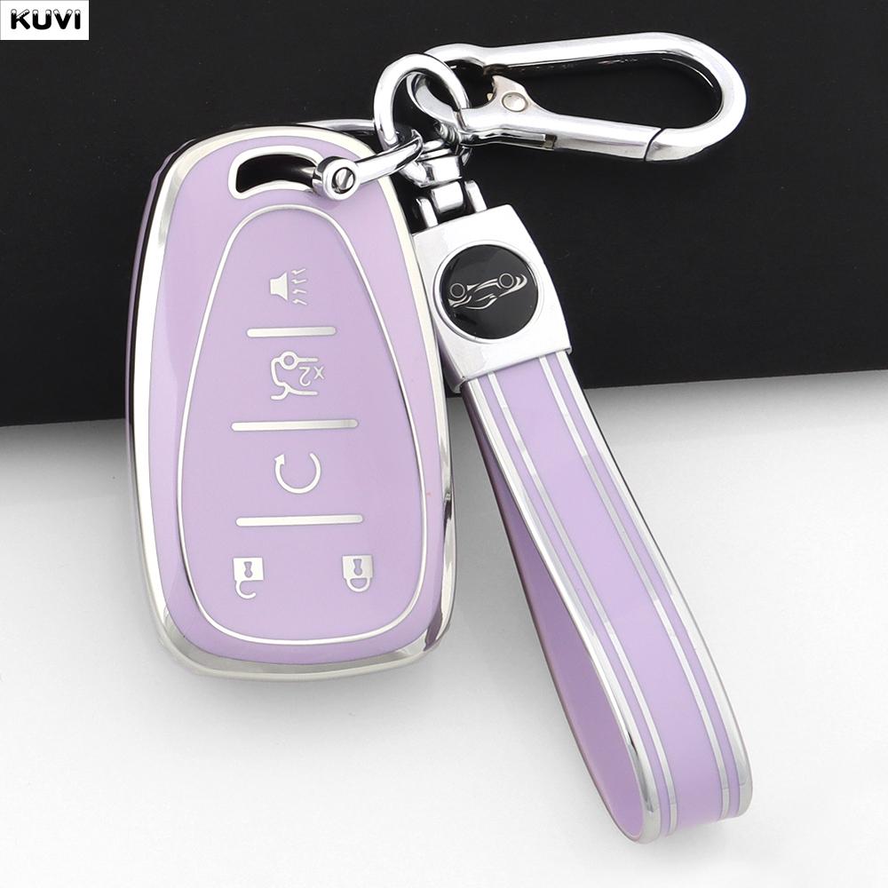 4 5 Buttons Tpu Car Key Case Cover For Chevrolet Chevy Malibu Camaro Cruze Traverse Spark Equinox Sonic Volt Bolt Accessories