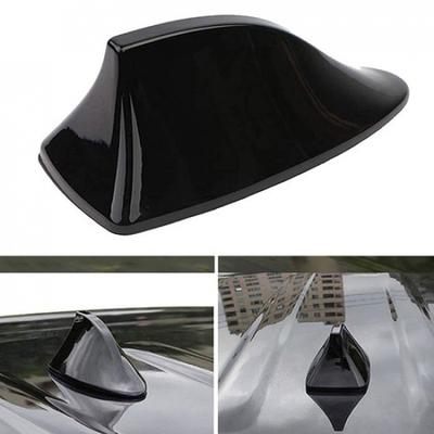Universal Shark Fin Antenna Cover Car Trim Signal Radio AM/ FM Aerial Black EXV
