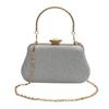 Lyxig högdesignad kvinnlig kvällsväska Märke Fest Bankett Glitterväska för damer Bröllop Clutch Handväska Axelväska Kedja Bolsas