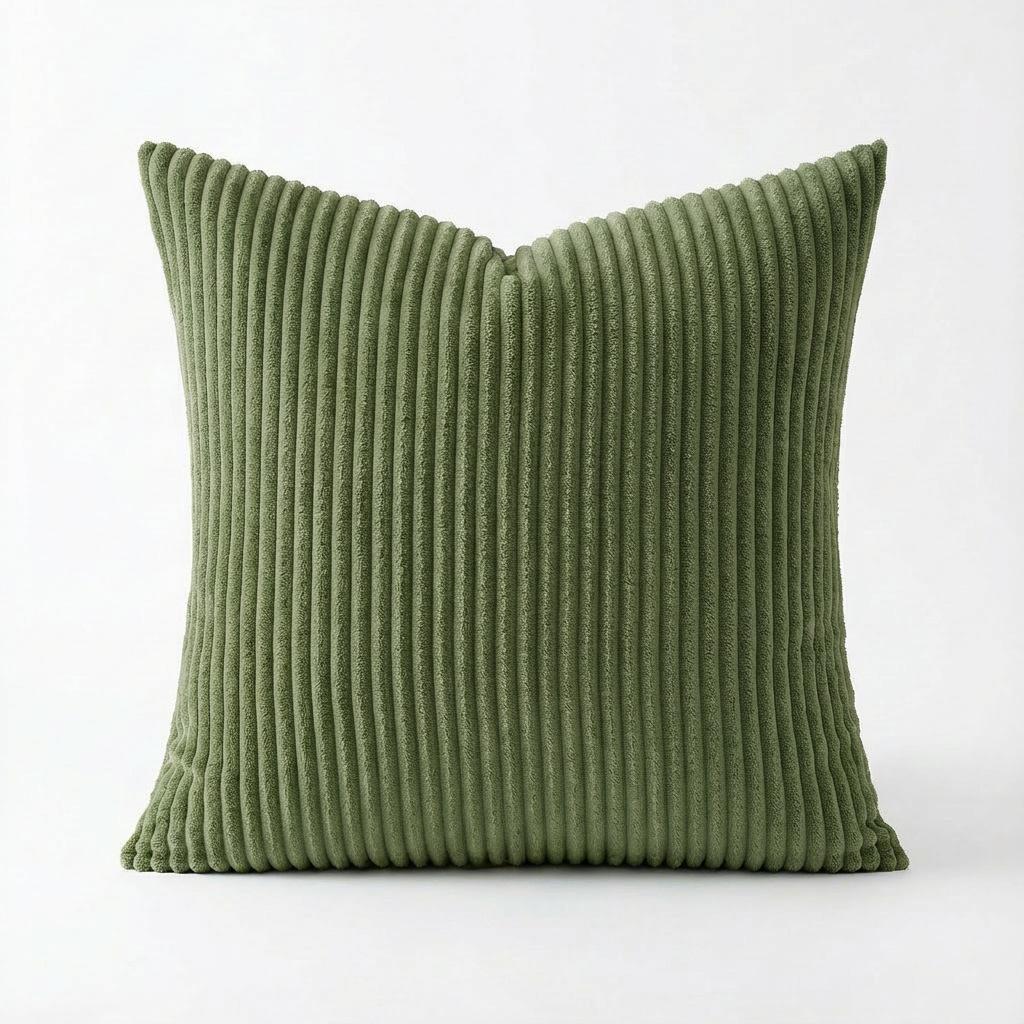 Solid Color Simple Corduroy Pillowcase 2026 New Living Room Sofa Cushion Decoration Pillowcase Cover