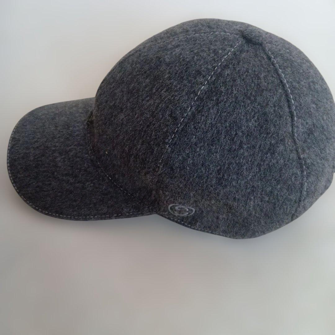 Used GUCCI wool baseball cap gray
