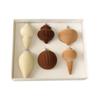 6Pcs/Set Velvet Christmas Tree Ornaments Shatterproof Christmas Decoration  Holiday Decor