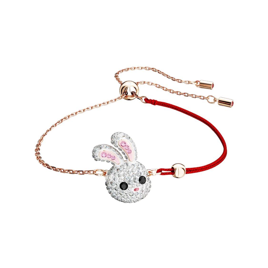 Swarovski Rabbit Decoration Bracelet Women bracelet Silver 5647976 Box (Random Color),S