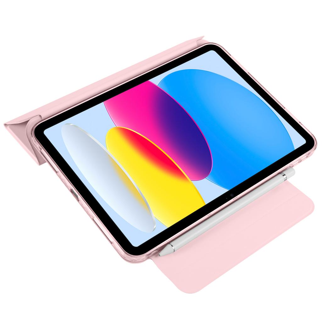 IPad için (2025)/10.9 (2022) Kılıf Katlanabilir Standlı Manyetik Deri Tablet Kılıfı