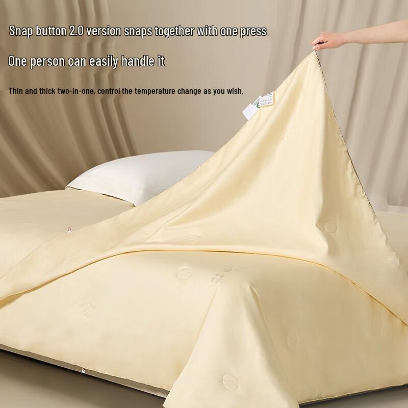 Hengyuanxiang Antibacterial Tussah Silk Summer Quilt