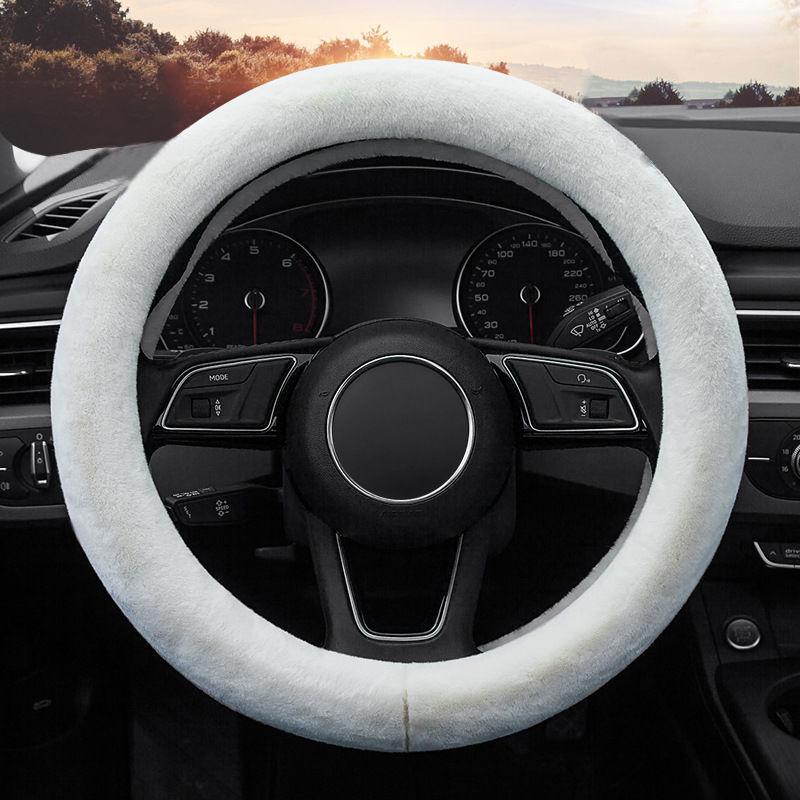 Cute Plush Steering Wheel Cover for All Seasons - Fits Mercedes Benz