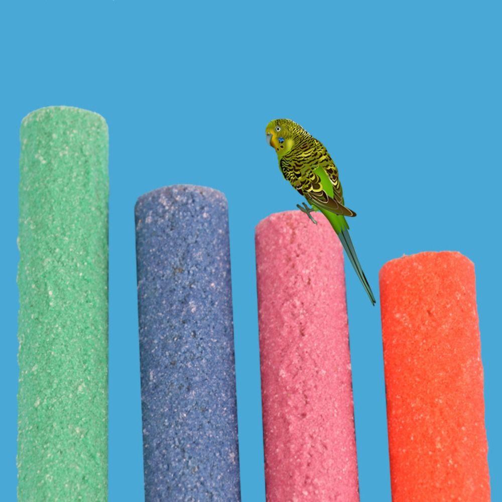 Bird Claw Beak Grinding Bar Standing Stick Parrot Station Pole Birds Supplies