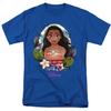 Moana Womens/Ladies Floral Portrait T-Shirt