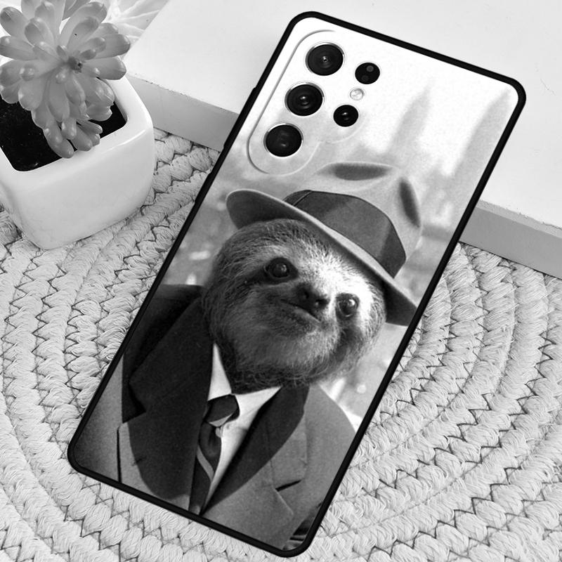 Cute Sloth Animal soft Phone Case for Samsung Galaxy note 10 pro S26 Ultra S23 S24 FE S25 S21 S22 PLUS shockproof Cove