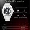 Casual Fashion High-End Automatic Quartz Luminous Waterproof Barrel-Shaped Men'S Watch Two