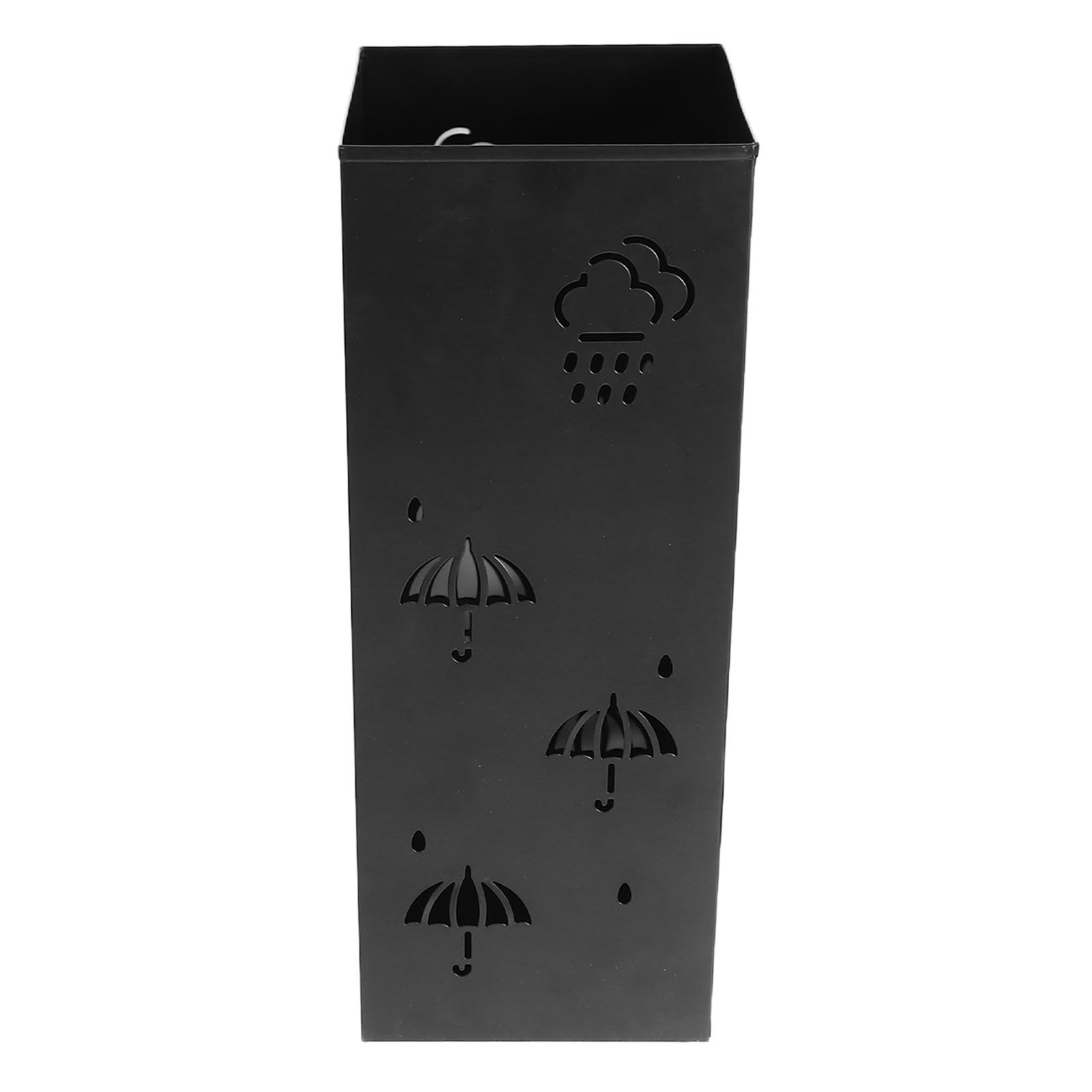 

Металлическая подставка для зонта Многоцелевой стильный полый дизайн Благоприятные облака нержавеющий зонт чёрный