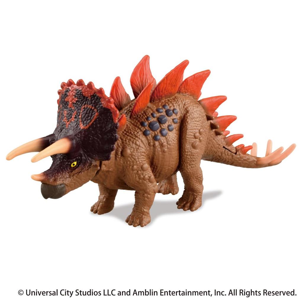 Takara Tomy AniA Jurassic World Alive Stegoceratops Dinosaur Toy for Ages 3 and Up