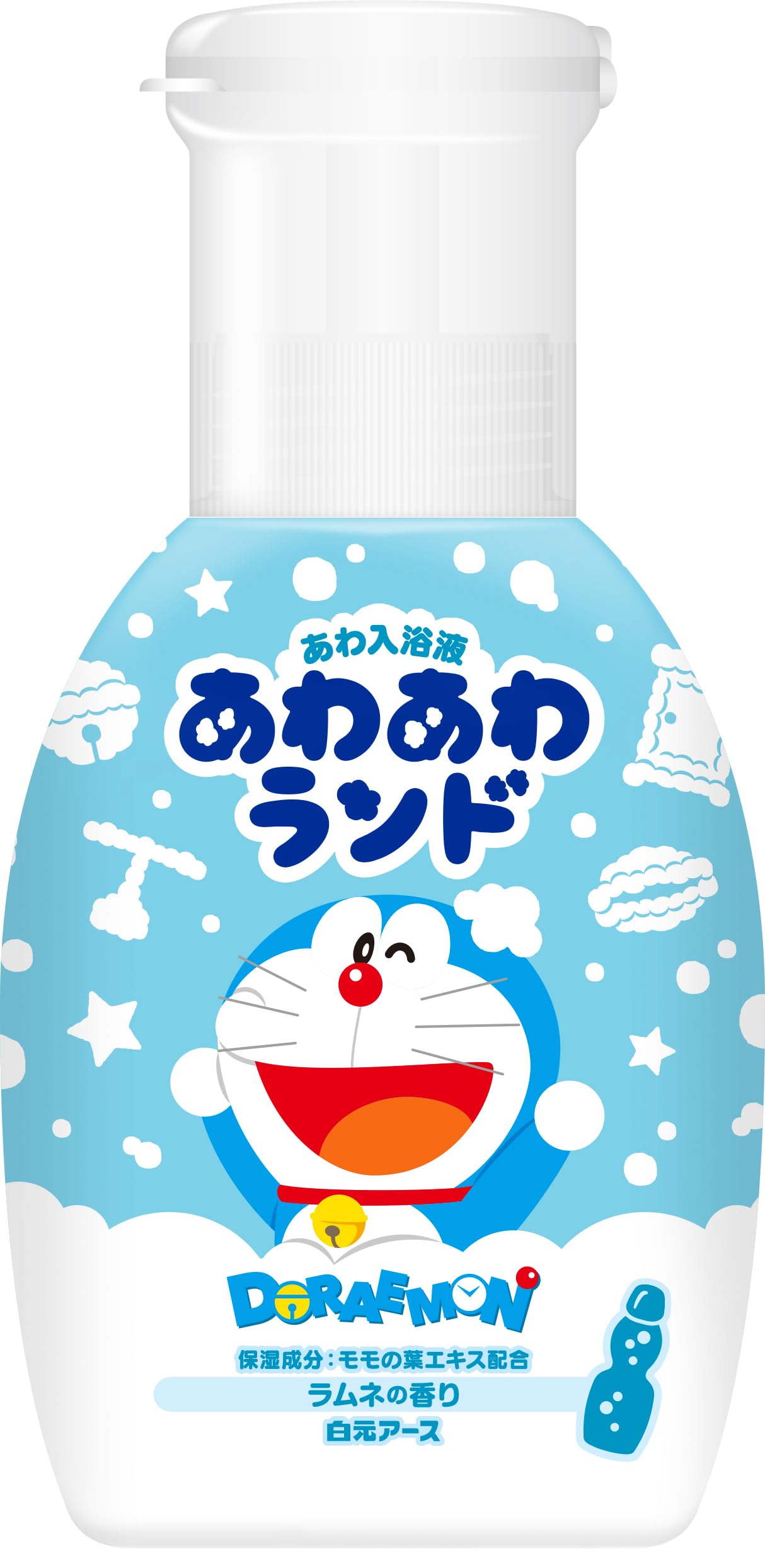 

Hakugen Earth Awawa Land Doraemon Ramune Scent Liquid Bath Bomb for Foaming Bath Moisturizing Bath Bath Fun Children, Parent-Child Use, Additive,