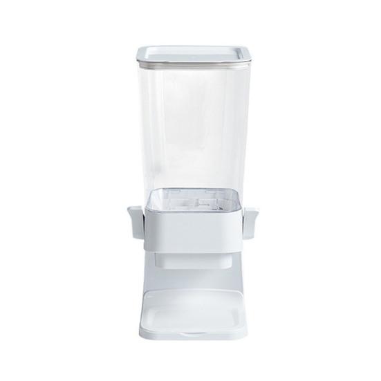 55L Cereal Dispenser Sealed Lid Large Capacity Multifunctional Transparent Box Moisture Proof Dust-proof Reusable Dried Food Rice Grain Nut Container белый 2190₽