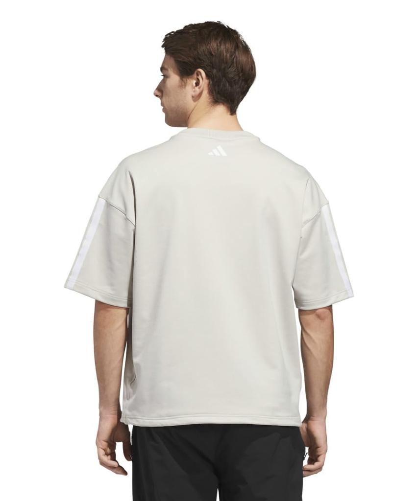 Beyond the Course Graphic Sweatshirt Wonder Alumina [adidas] Short-Sleeve J/M