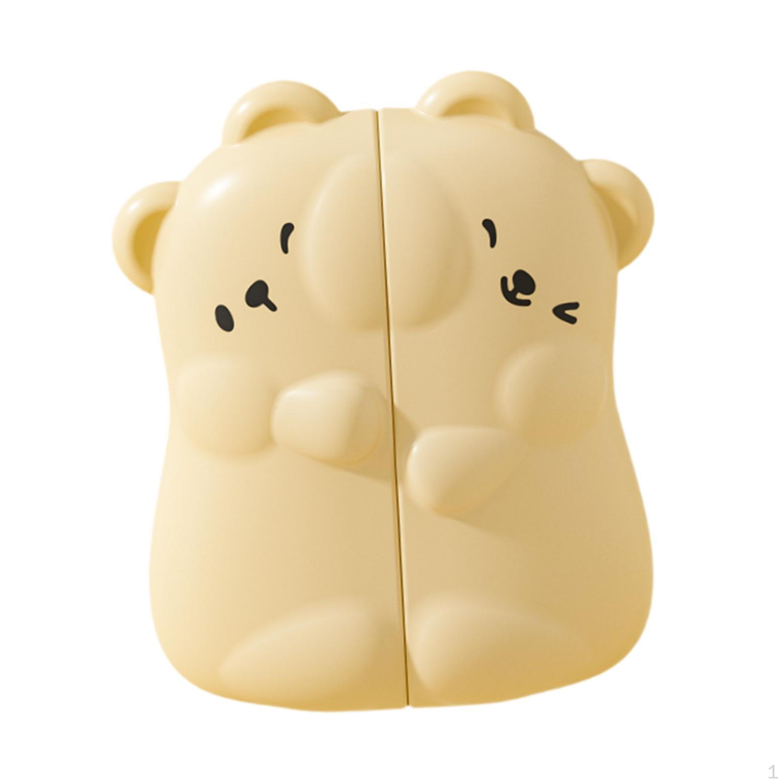 Small Electric Hand Warmer 3 Temperature Settings Adjustable Bear Shaped Portable Pocket