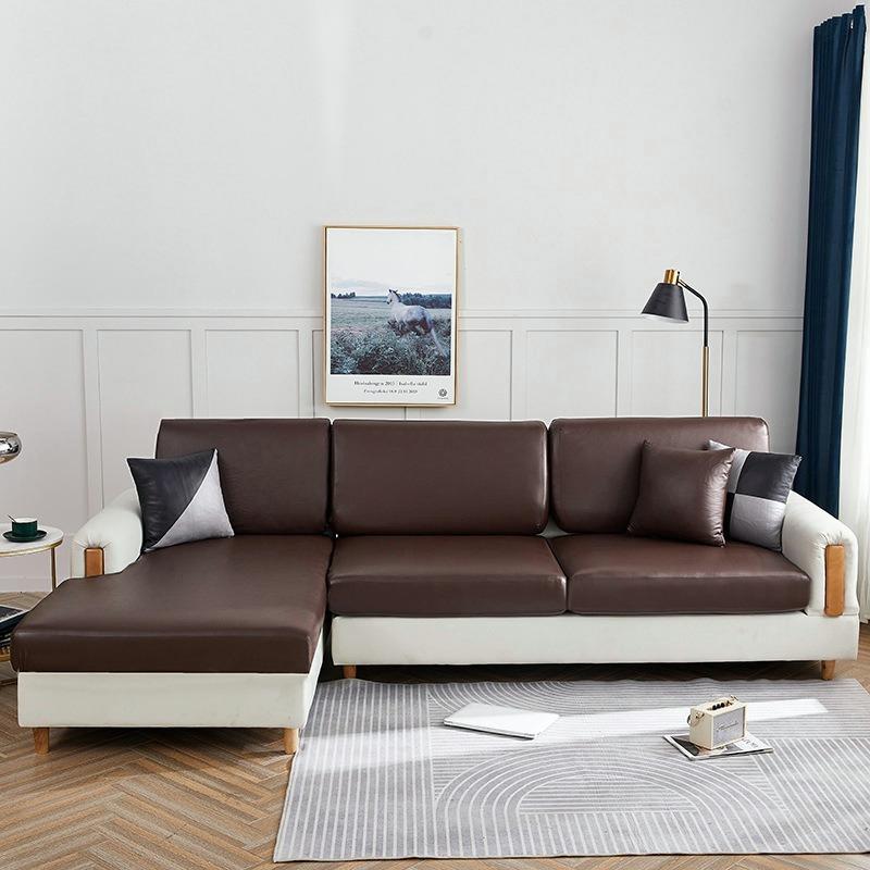 1/2/3 locuri elastic din piele PU husă de canapea impermeabilă protectie scaun elastice canapea perne huse