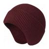 New thickened knitted wool hat men's winter warm pullover hat cold and windproof bag head cold hat ear protector children