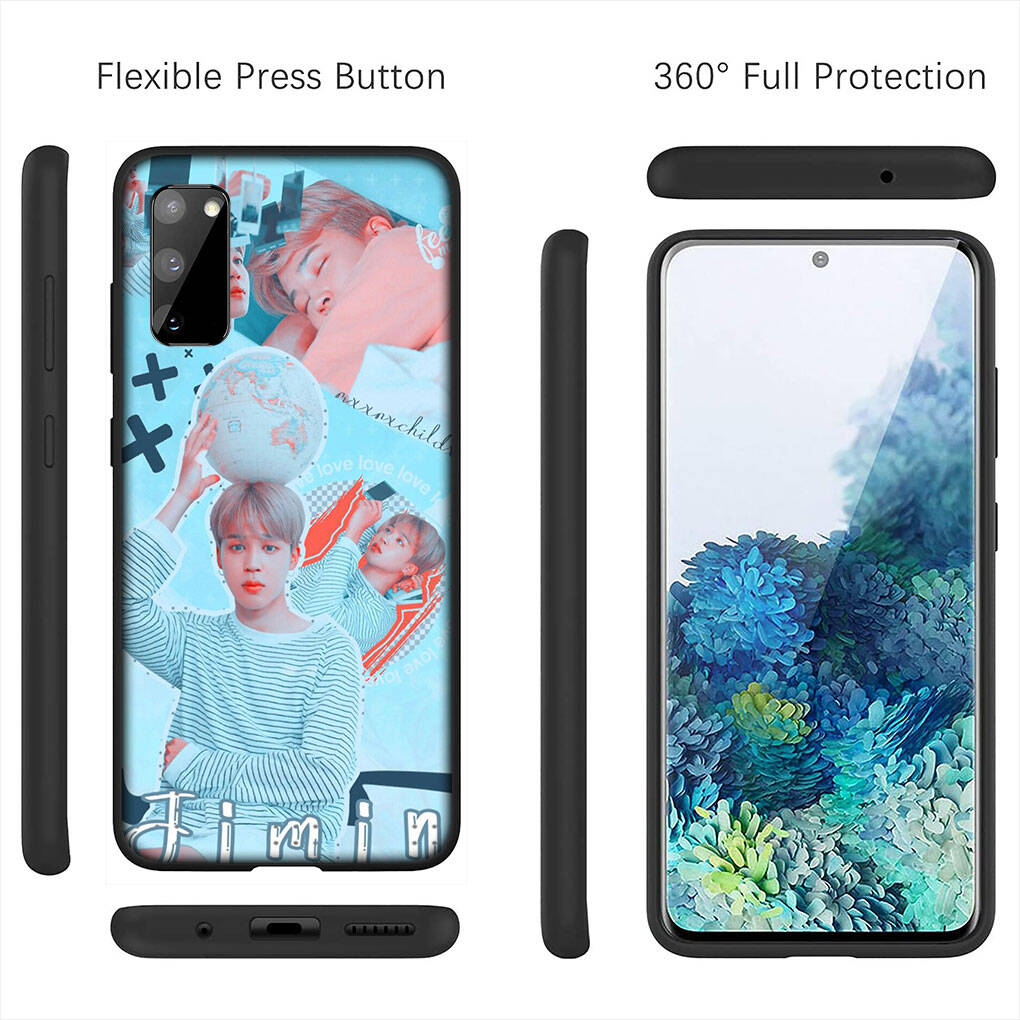 for Samsung Galaxy S25 S24 S23 S22 Ultra FE Plus A17 A37 A57 A56 A55 A06 A16 A15 A36 A26 A35 A05 A25 A54 A34 S10 Phone Case Park Ji Min JiMin Cover