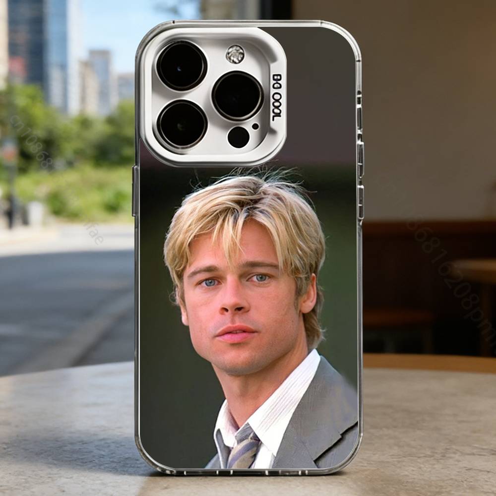 Actor B-Brad P-Pitt  Hard Phone Case for IPhone 16 15 14 13 12 11 Pro Max Plus16E X XR XS Max shockproof Full Cover iPhone16PRO