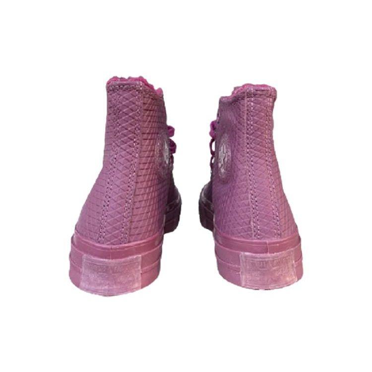 Converse 1970s Leather Lined Warm Snow Boots High Top Canvas Shoes Women boots Purple 172059C