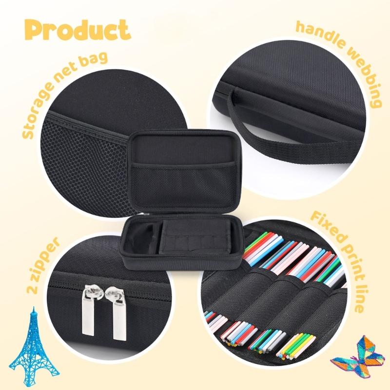 Portable Organizers Box for Start+ Childrens 3D Printing Pen Waterproof Material And Secure Storage Compartment