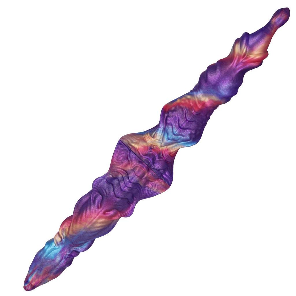 Dual-Headed Silicone Butt Plug for Easy Insertion - Unisex Adult Toy with Pointed Tip