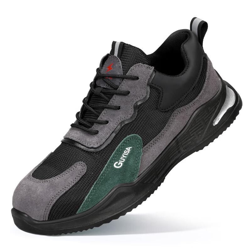 GUYISA Men s 10KV Insulated Breathable Steel Toe Safety Shoes