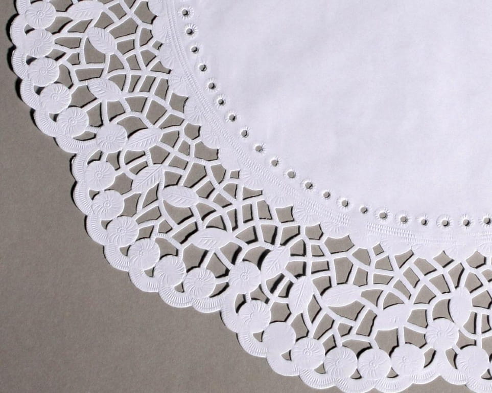 Round Paper Napkins 36 Cm 12 Pieces