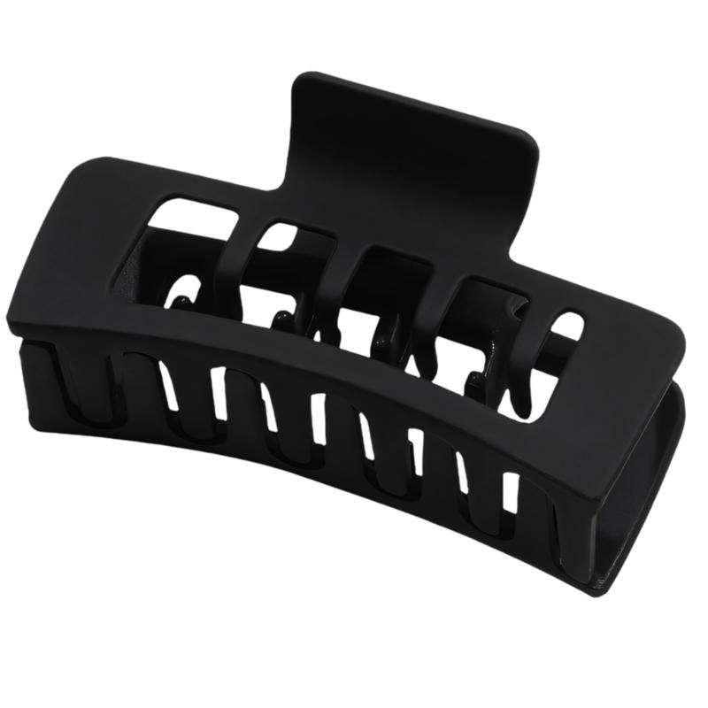 Square Plastic Hair Claw Clip For Women Secure Grip Lightweight Hair Accessory Hairpin For Comfort And Styling