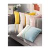 Cushion Cover 45x45cm Scandinavian Set of 2 Stylish Cute Soft Velvet Decorative Gold Synthetic Leather Simple Zipper Interior Home Decor Car Room