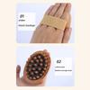 Handheld Wooden Body Massage Brush Anti Cellulite For Legs Belly Body Shaping Dry Skin Brush Portable Muscle Relax Beauty Tool