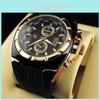 Luxus V8 Gummi Freizeit Quarz Uhr Für Männer Einzigartiges Zifferblatt Design Präzises Uhrwerk Wasserbeständig Bestes Preis-Leistungs-Verhältnis