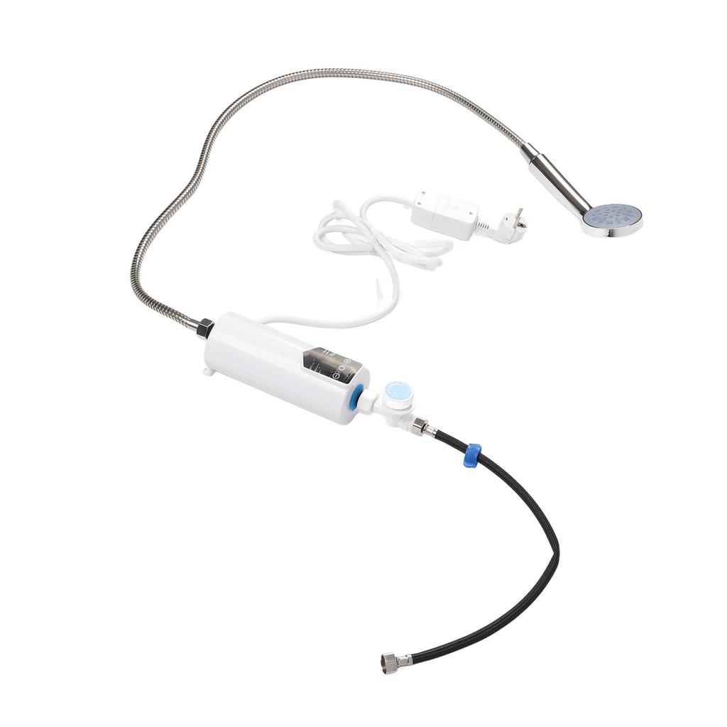 Mini Electric Water Heater DN15 Thread 5500W Thermostatic Instantaneous Water Heater with Shower