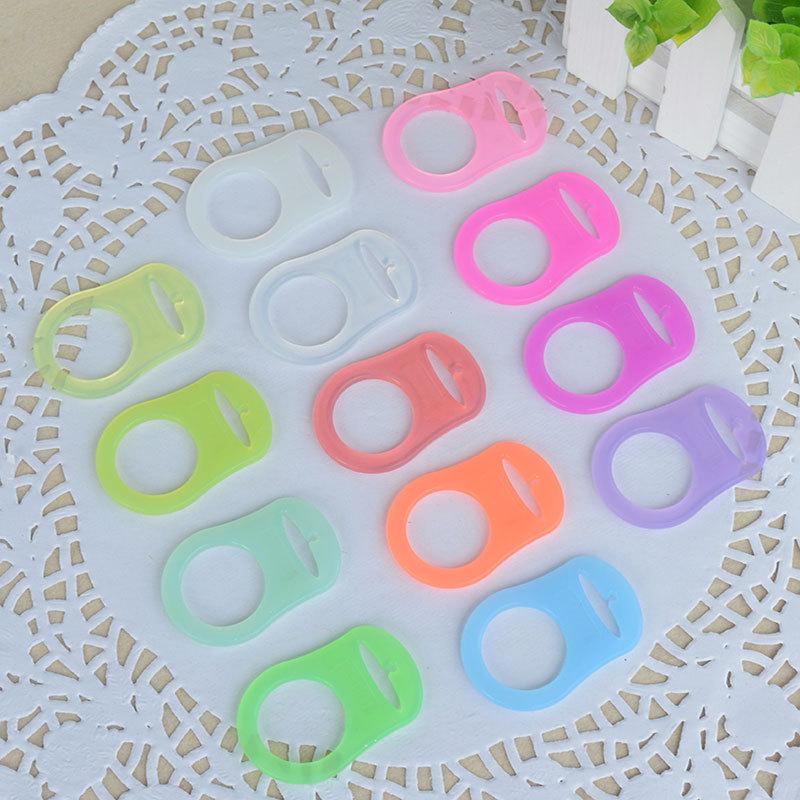 Eco-Friendly Silicone Baby Pacifier Ring with Soothing Buckle