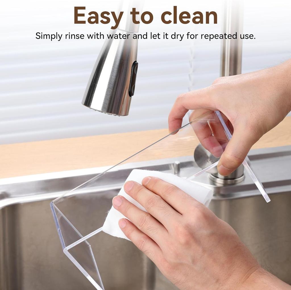 Display Risers Rectangular Clear Acrylic Showcase Collectibles Display Stands Suitable for Retail Shoe Showcase